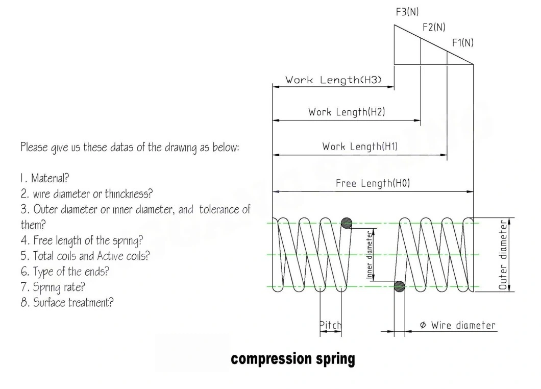 OEM Bending Flat Stainless Steel Spring Wire Form Farview