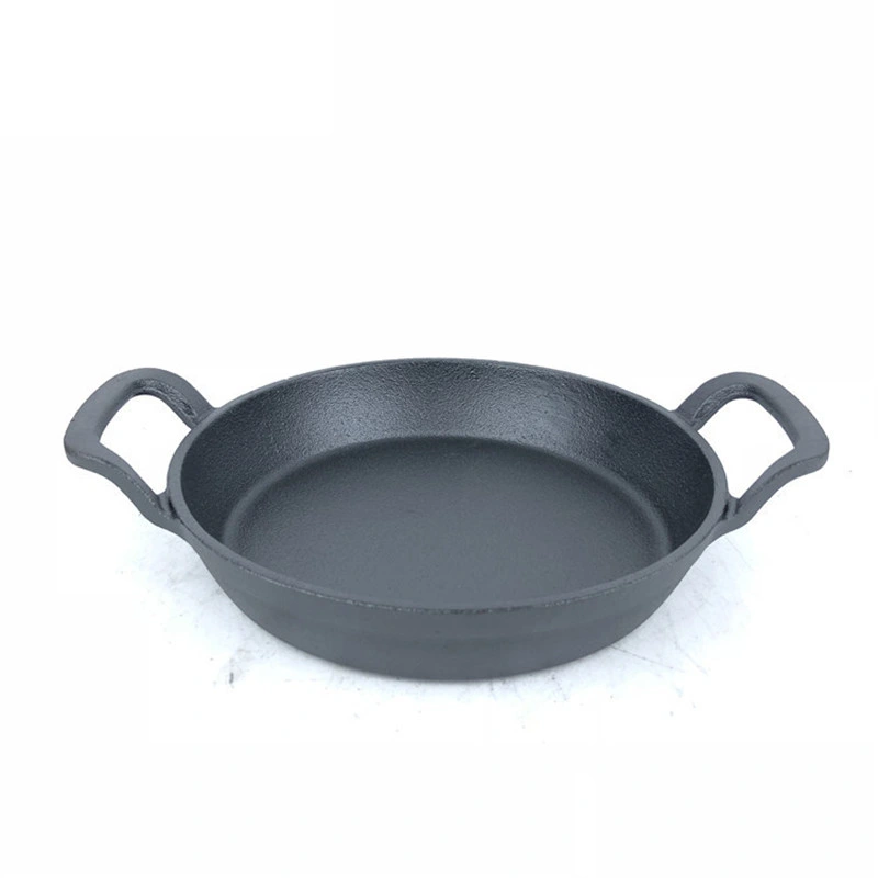 Cast Iron Turkey Roasting Baking Paella Pan Wholesale