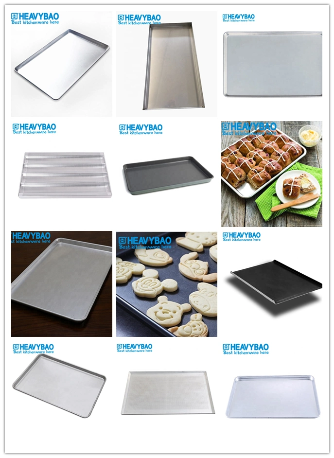 Heavybao High Quality Kitchen Cooking Tools Aluminized Cookie Pan & Baking Tray